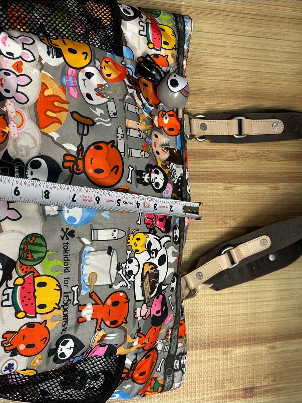 Vintage Tokidoki for LeSportsac Buon Viaggio Inferno Tote Bag - Picture 8 of 14